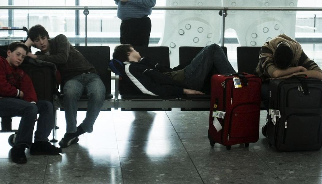 Matt Dunnham/AP/TT: Stort strejkvarsel bland säkerhetsanställda på Heathrowflygplatsen i London i sommar. Arkivbild.