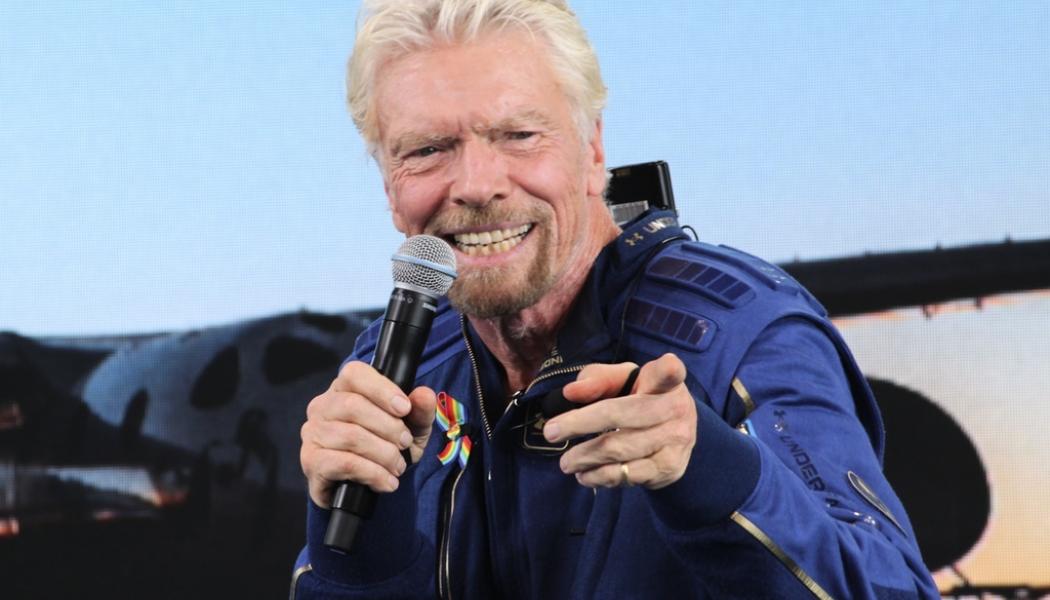 Susan Montoya Bryan/AP/TT: Richard Branson kan jubla. Arkivbild.