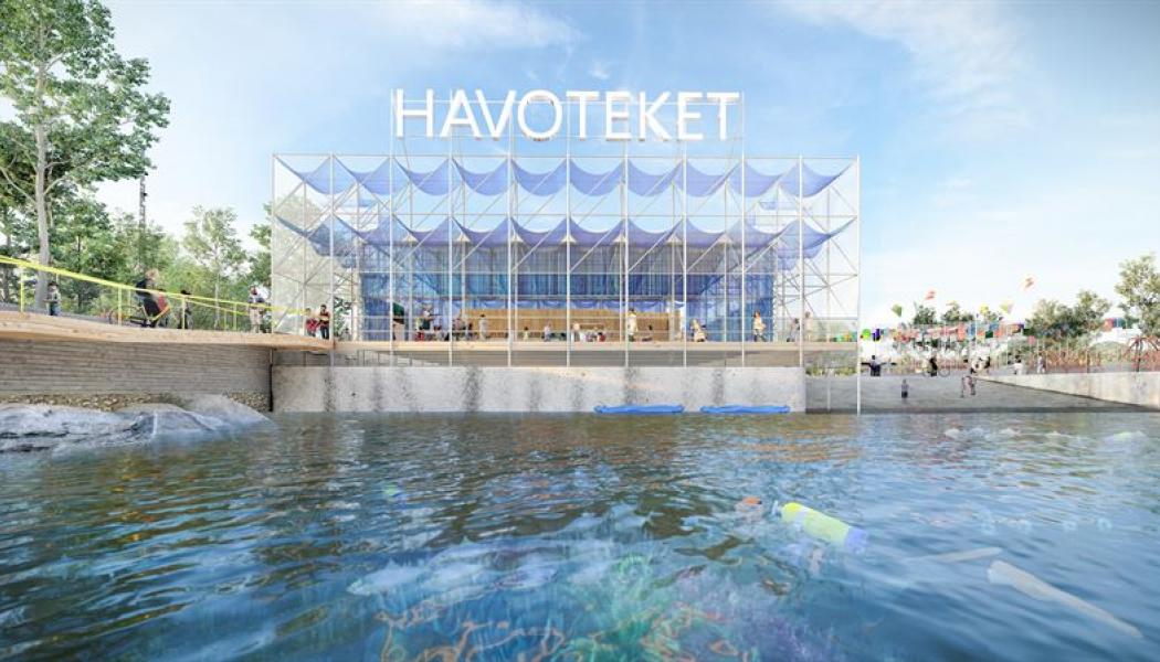 Havoteket. Illustrtion: Tengbom arkitekter