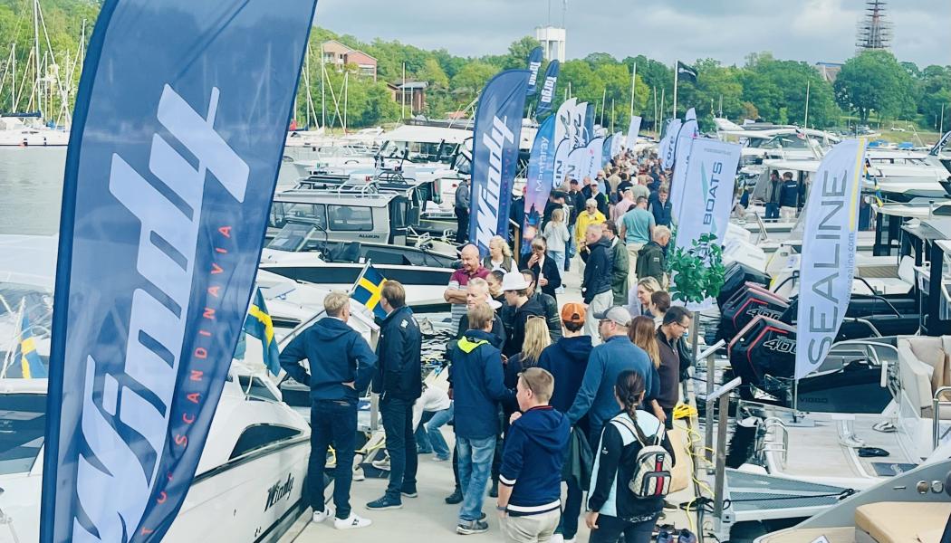 Årets Allt på Sjön lockade 18 500 besökare. Foto: SweBoat