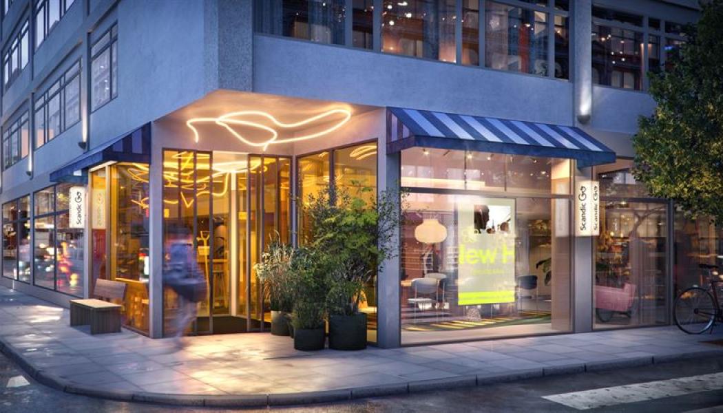 Scandic Go, Upplandsgatan 4 är först att öppna. Redan sommaren 2024 öppnar nästa Scandic Go, denna gång centralt beläget på Fridhemsplan på Kungsholmen i Stockholm. Foto: Scandic