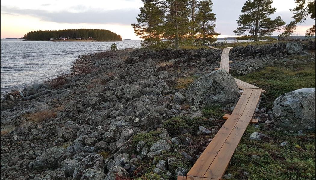  Gläntjättens stig. Foto: Piteå kommun