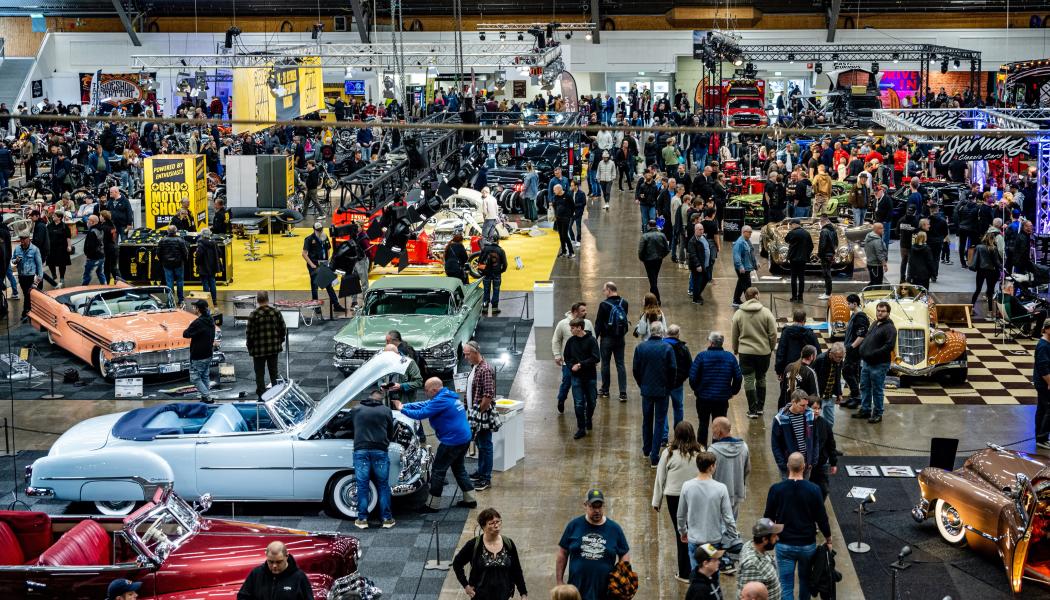 I år besöktes Custom Motor Show av 91472 besökare från långfredag till och med annandag påsk. Foto: Gunnar Ljungstedt
