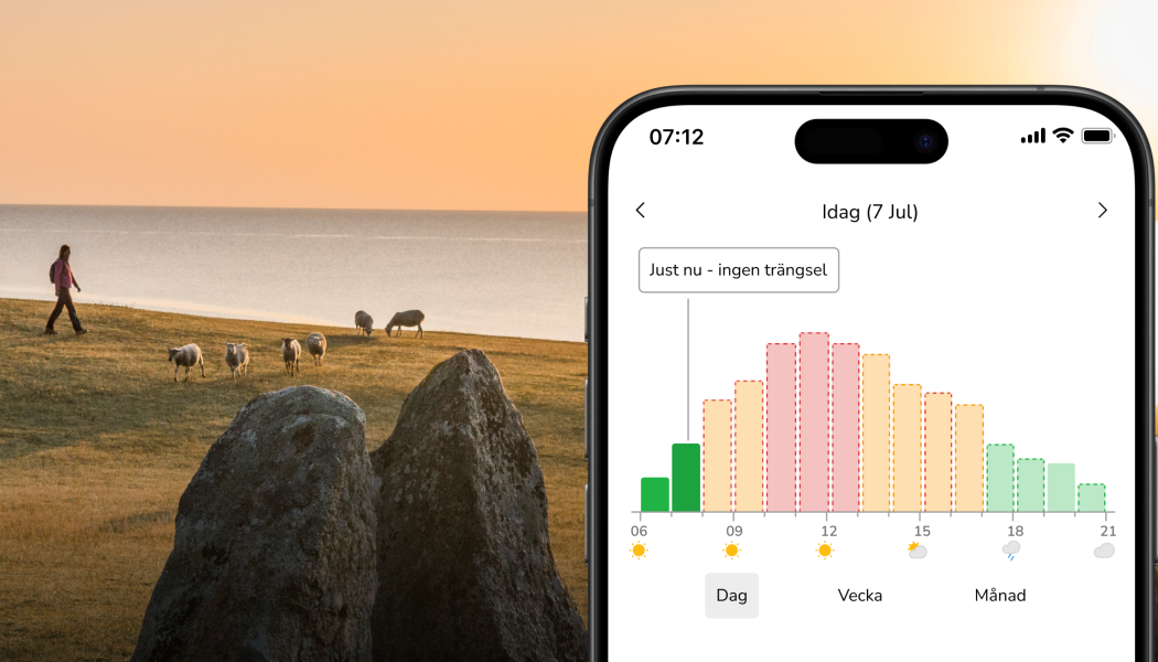 Den nya tjänsten är tänkt att lösa trängseln vid Skånes mest trafikerade naturområden. Foto: Visit Skåne