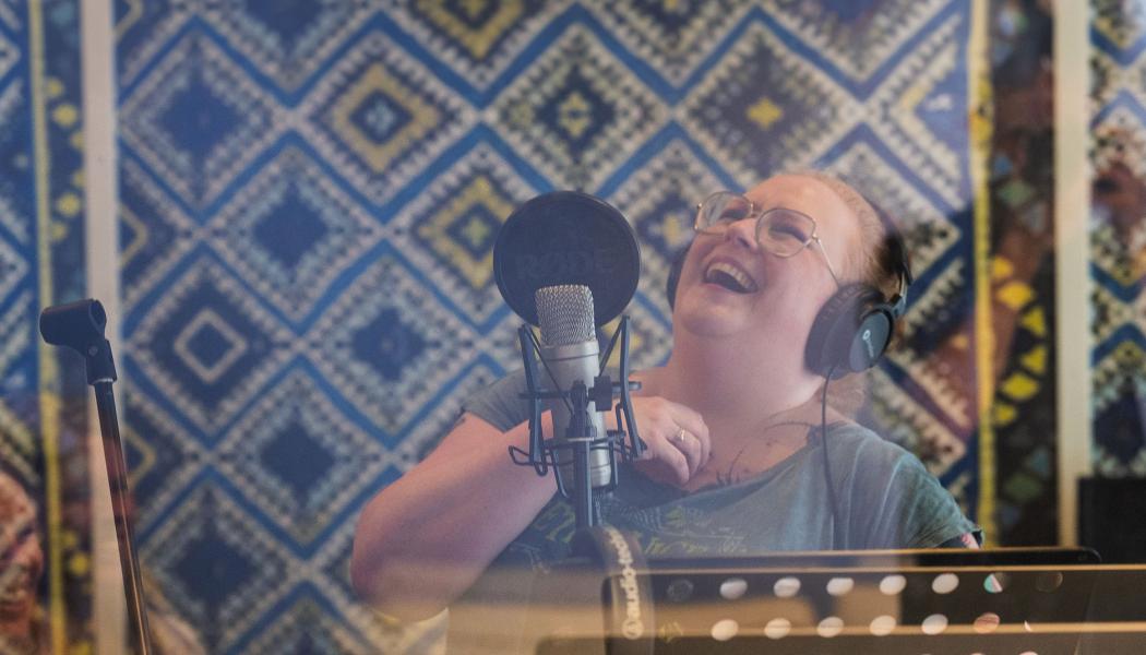 Maria, bibliotekarie, trivdes i rollen som 