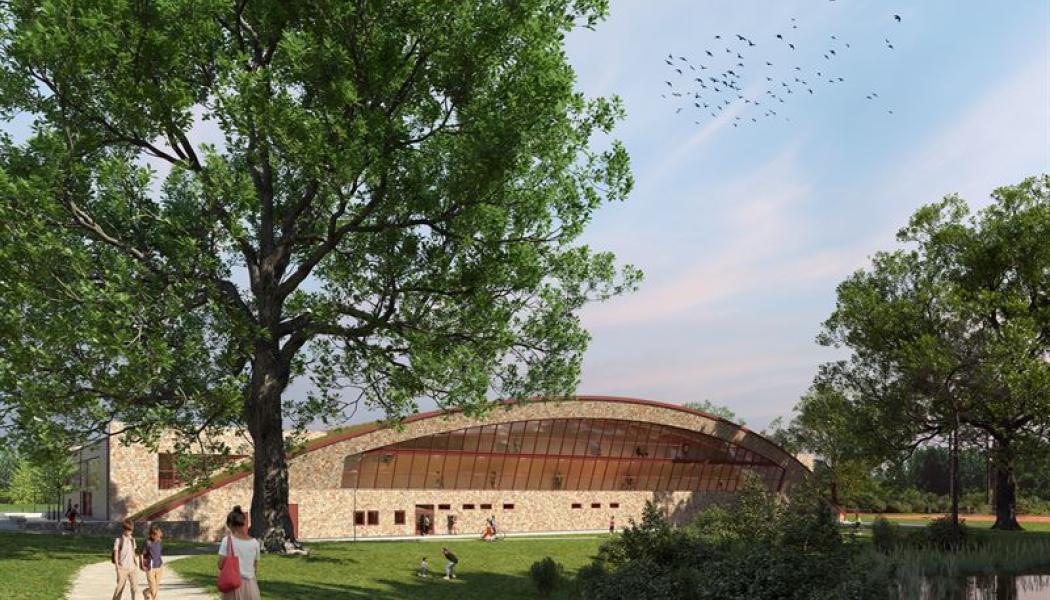 Nolhalla ishall 2022. Illustration: Wahlström Steijner Arkitekter AB