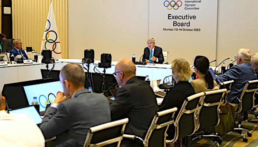 Sanktionerna från IOC innebär för närvarande att inga internationella idrottsevenemang får arrangeras i vare sig Ryssland eller dess allierade Belarus, och flaggor, nationalsånger eller andra nationella symboler från båda länderna inte får användas. Foto: Internationella Olympiska Kommittén, Flickr.