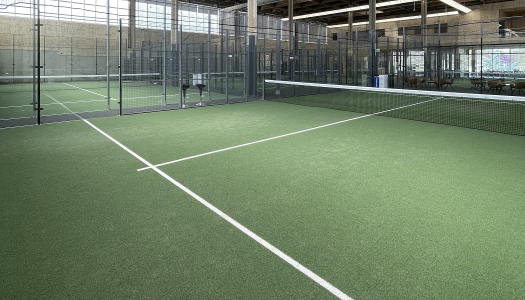 Östermalmshallen Padel i Mölnlycke. Foto: Wallenstam