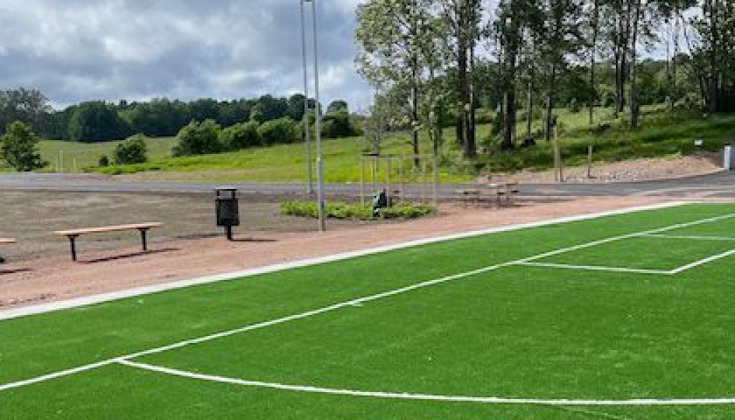 Sveriges första five-a-side plan byggs på Samset. Foto: Jönköpings kommun
