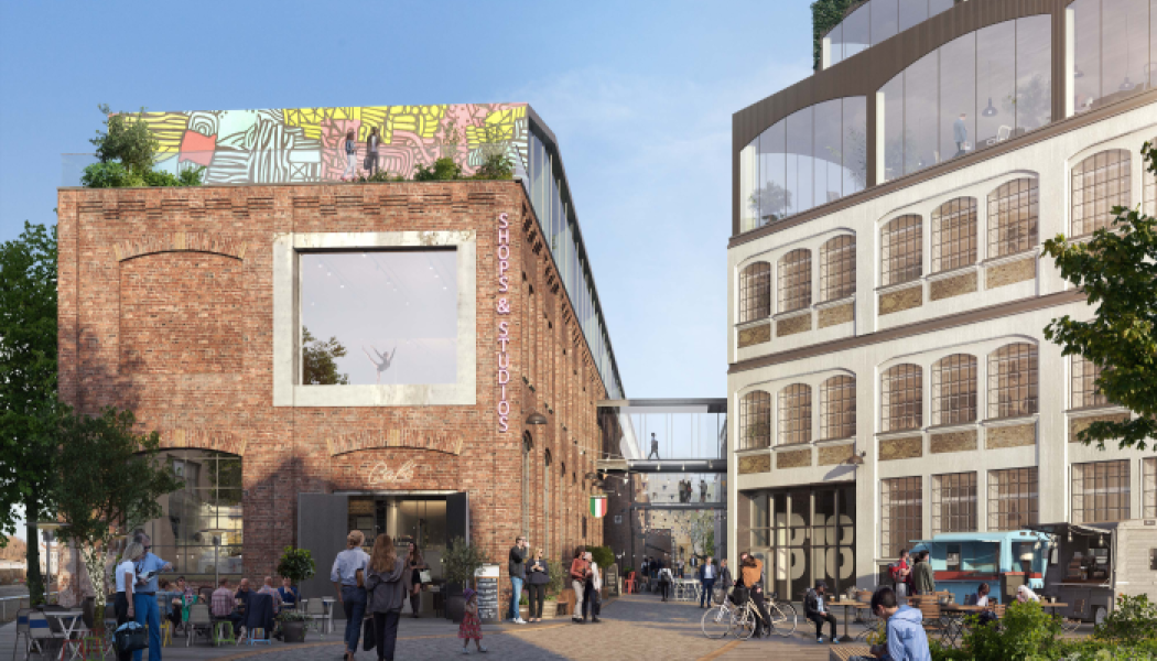 Nytt center för dans byggs i Mölndal. Bild: MölnDala Fastighets AB och TMRW.
