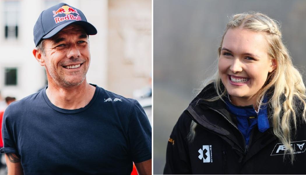 Sebastien Loeb tävlar tillsammans med Klara Andersson i Sardinien. Foto: Cupra