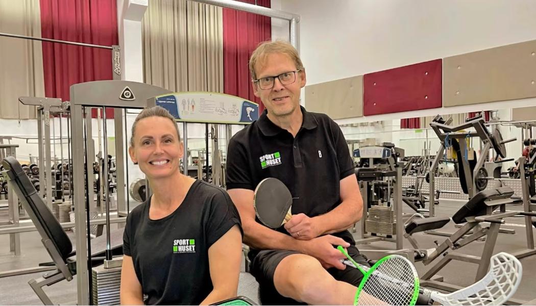 Erika Granqvist och Kenth Sennevall på Sporthuset i Gävle laddar för Jobbing 2023.