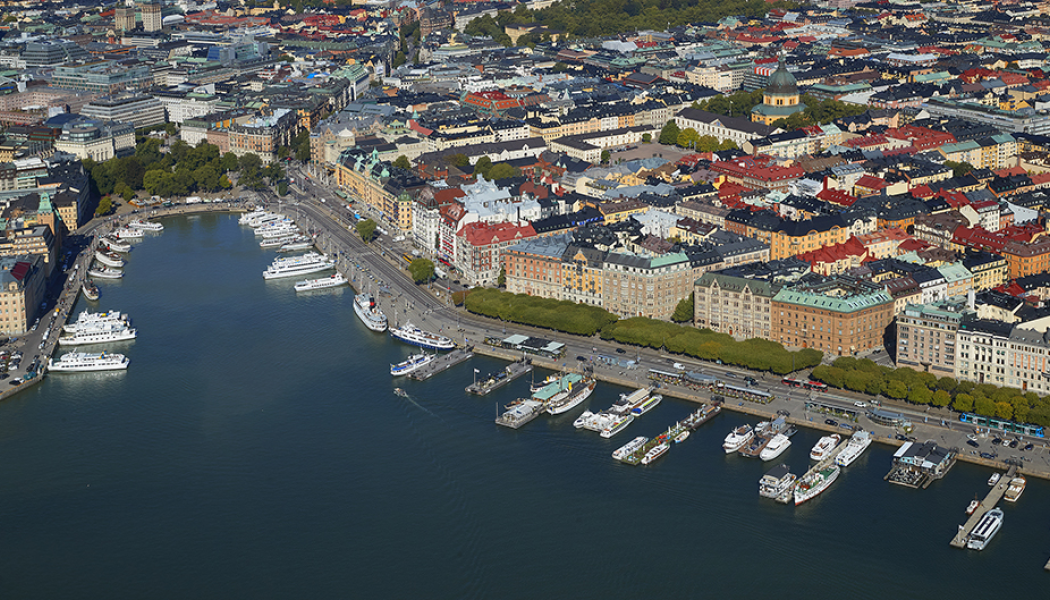 Strandvägskajen i Stockholm. Foto: Stockholms Hamnar 

