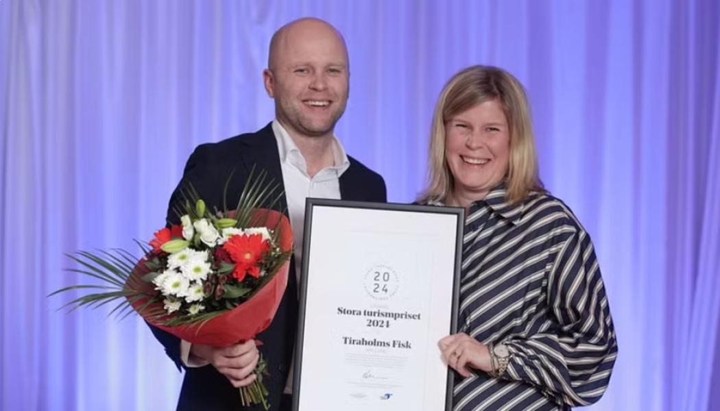 Priset delades ut av Stiftelsen för kunskapsfrämjande inom turism, vid en ceremoni på Münchenbryggeriet i Stockholm. Foto: Tillväxtverket