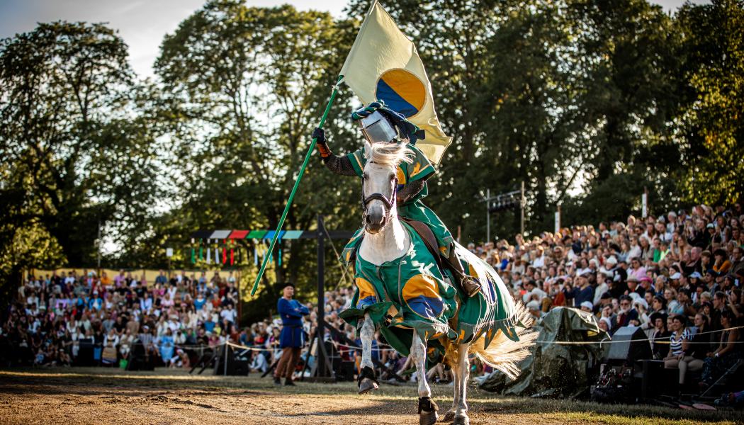 Sveriges ledande riddarsällskap Torneamentum kommer att finnas på plats. Foto: Therese Hübner