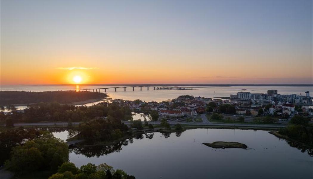 Teatern lämnar Krusenstiernska och flyttar till Lindö. Utsikt från Lindö Foto: Kalmar kommun/Magnus Höggren