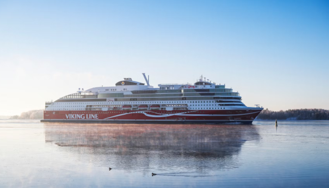Viking Glory i Mariehamn. Foto: Daniel Eriksson