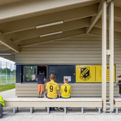 Kiosken på nya Räppevallen: Foto: Patrik Sundström, Bläck & Co