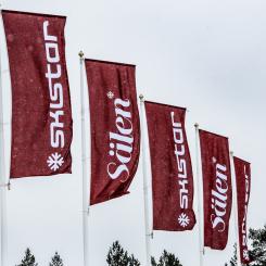 Lars Pehrson/SvD/TT: Skistar-flaggor i Sälen. Arkivbild.