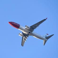 Stina Stjernkvist/TT: Norwegian hade 74 flygplan i drift under maj månad. Arkivbild.