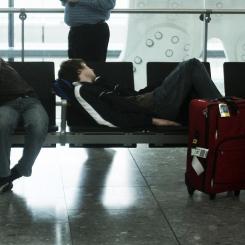 Matt Dunnham/AP/TT: Stort strejkvarsel bland säkerhetsanställda på Heathrowflygplatsen i London i sommar. Arkivbild.