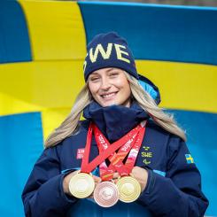 Ebba Årsjö. Foto: Parasport Sverige
