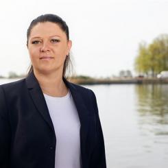 Elna Omanovic, områdeschef för Victoriahem i Karlskrona