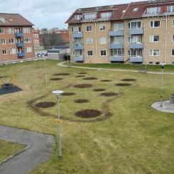 Utgrävning för äng Kärnmakaren. Foto: HSB Skåne