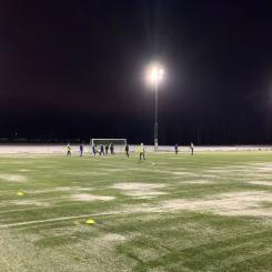 Bättre belysning på idrottsplanen hos IFK Örby. Foto: Rexel