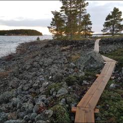 Gläntjättens stig. Foto: Piteå kommun