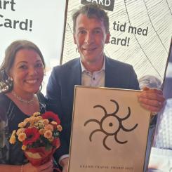 Marknadsdirektör Maria Hellman-Aarnio och VD Tomas Karlsson. Foto: Eckerö linjen