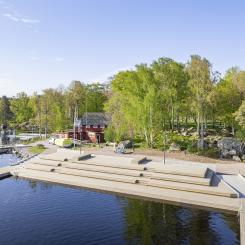 Evedal träplatåer. Foto: Arkitektbolaget