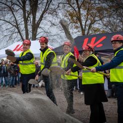 Nu börjar bygget i Berg Foto: Niklas Kronlöw, Wilzéns