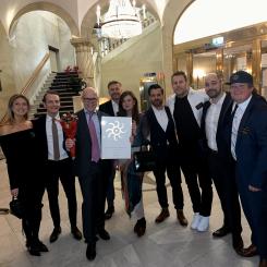 Gruppbild på Grand Travel Award. Foto: Rolfs Flyg & Buss