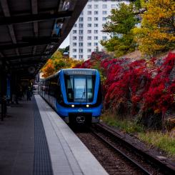 Större elsparkcyklar har sedan länge varit förbjudna att ta med sig ner i tunnelbanan, men nu utökar SL förbudet. Foto: Gustav Kaiser/Region Stockholm