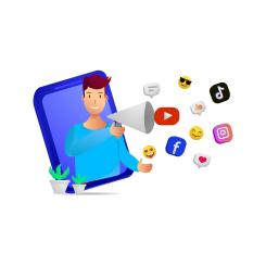 TIk Tok, en bland många influencer eller en säkerhetsrisk?  Bild: Creative Commons Lic, PixaBay, Kredit: muhammadrizkyklinsman