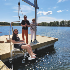 Johanna Larsson Henrik Lander och Marianne Fröding. Foto: Karlstads kommun