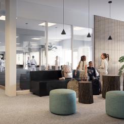 Visionsbild av Gårdstens kampsportcenter. Bild: Göteborgs Stad
