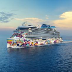Norwegian Aqua är det första Prima Plus Class skeppet. Foto: Norwegian Cruise Line