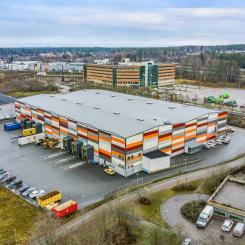 Anläggningen är belägen i Upplands Väsby norr om Stockholm. Foto: Prologis