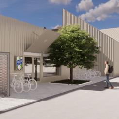 framtidens krav – både funktionellt och arkitektoniskt. Utformningen har tagits fram i samarbete med Liljewall Arkitekter. Illustrationer: Liljewall Arkitekter