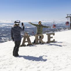 I Åre By, Åre Björnen och Duved Tegefjäll finns totalt finns 102 pister och 42 liftar. Foto: SkiStar