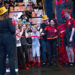 Besöksrekord på invigningen av nya JumpYard i Sundsvall. Foto: JumpYard