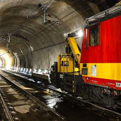 Tauernsträckan Salzburg–Villach är, tillsammans med Brennerpasset, den viktigaste alpförbindelsen i Österrike och därmed en huvudled för transit genom Alperna. Kärnan i sträckan är den cirka 81 kilometer långa Tauernbanan från Schwarzach-St. Veit till Spittal/Drau. Foto: ÖBB