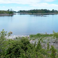 Vy över skärgården i Tupparna-Kalvhararnas naturreservat från Södra Prästskär. Foto: Länsstyrelsen Gävleborg