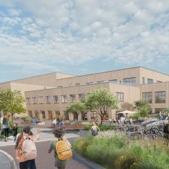 Foto: ÅWL Arkitekter: Vattnets Hus i Kalmar står klart hösten 2025.