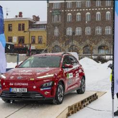 Den andra dagens delsträcka har start och målgång på Stortorget. Foto: Destination Jämtland